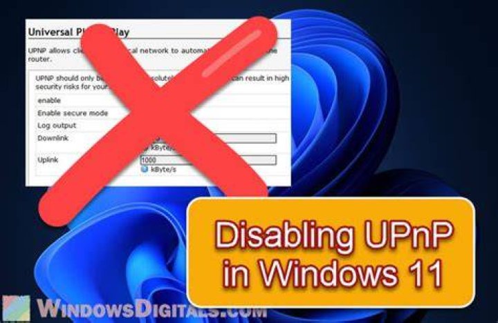 turn off UPnP disable UPnP