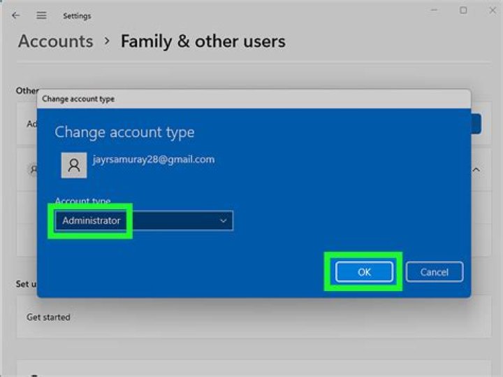 Disabled administrator account on Windows 10/11