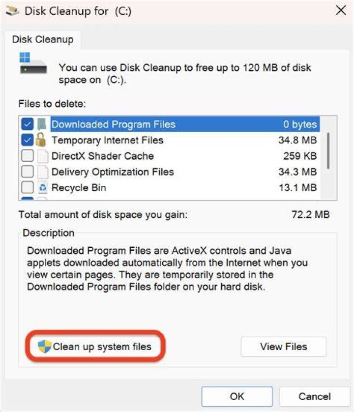 disk cleanup slow ssd