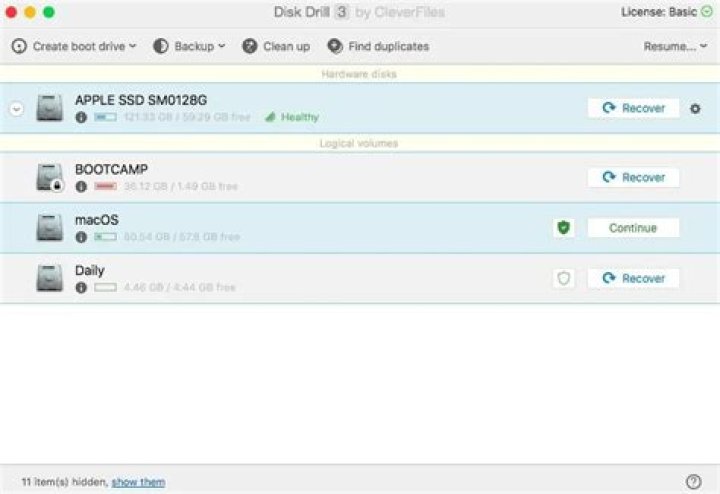 DiskDrill data recovery software for windows 11