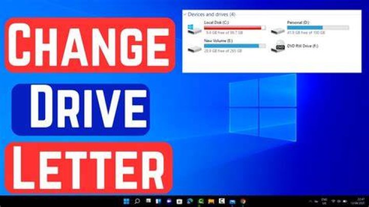 display drive letter first windows 10