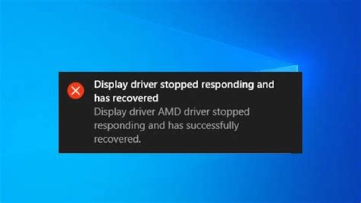 Display driver stopped responding and has recovered Nvidia windows kernel mode driver
