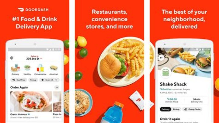 DoorDash screenshot 2021 DoorDash screenshot 2021