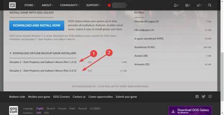 Download GOG backup Installer