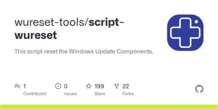 download script windows update reset script