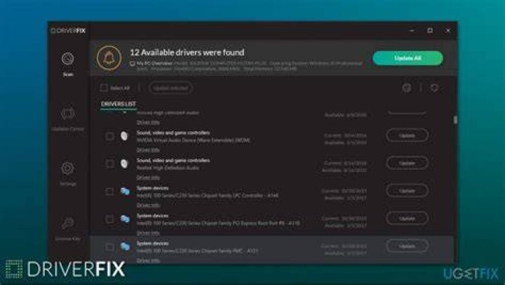 driverfix scan