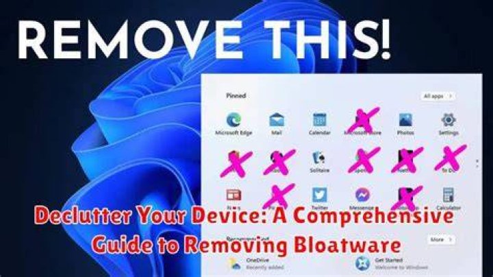 Eliminate bloatware