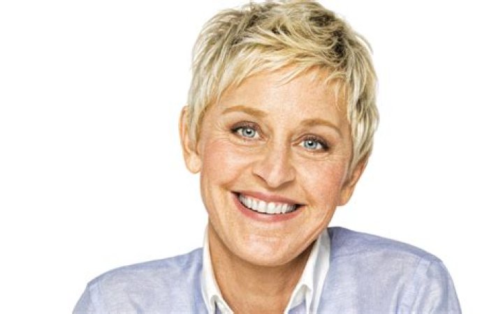 Ellen DeGeneres smiling