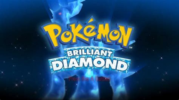 English Brilliant Diamond title screen