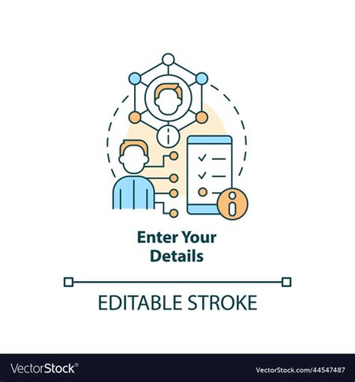 enter details