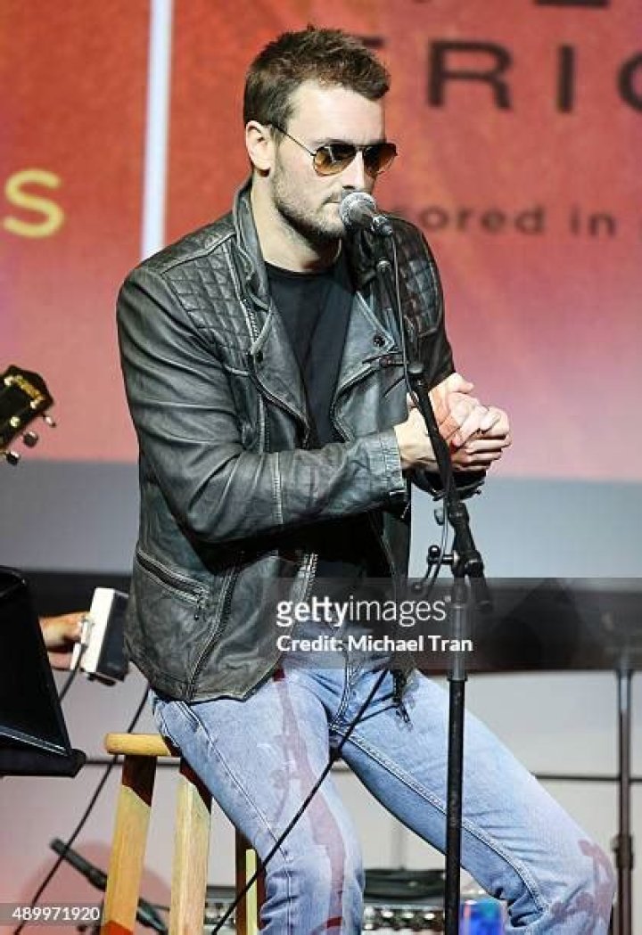 Eric Church performs onstage at the 53rd Anniversary Nashville Songwriters Hall of Fame Gala at Music City Center on October 11, 2023 in Nashville, Tennessee.