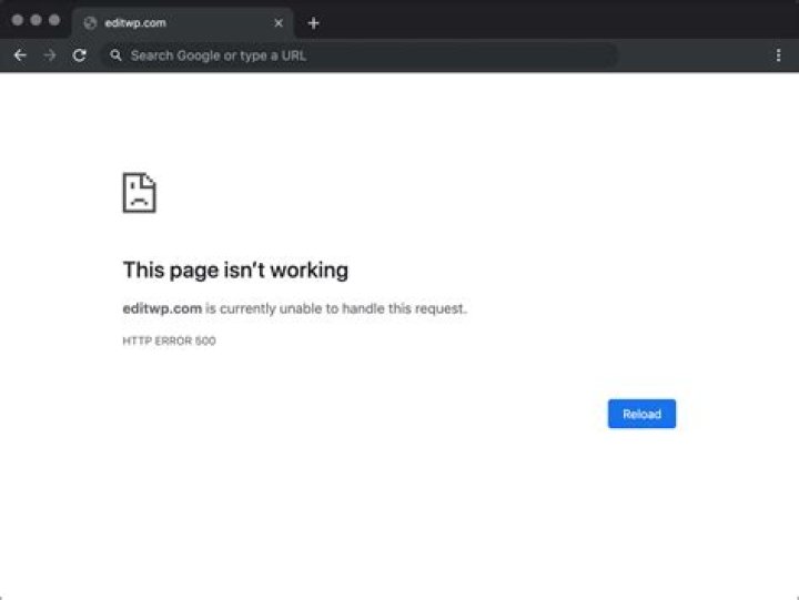 error page