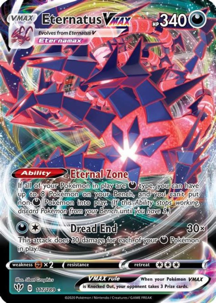 Eternatus VMAX (Darkness Ablaze 117)