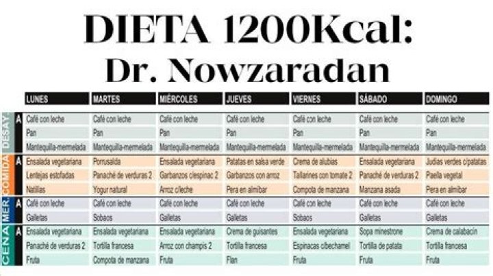 Excel Sheet Printable Dr Nowzaradan 1200 Calorie Diet Plan Pdf