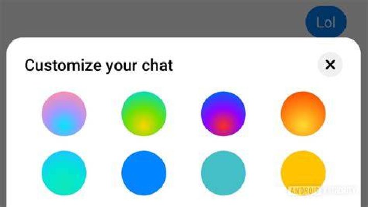 Facebook Messenger change colors Facebook Messenger change colors