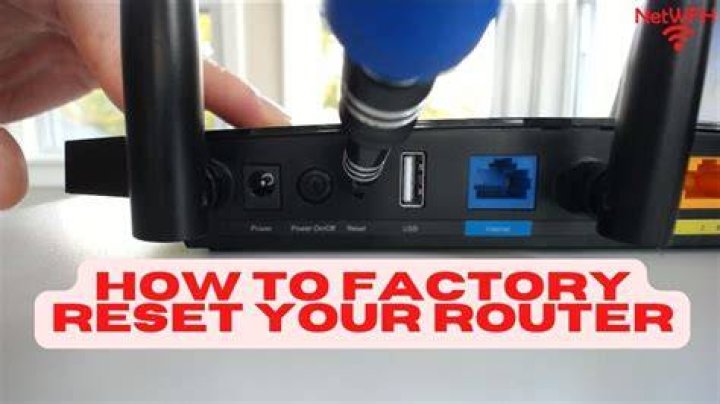 fully reset your router factory reset your router