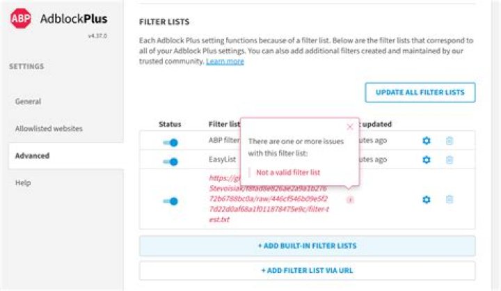 filter settings adblock +