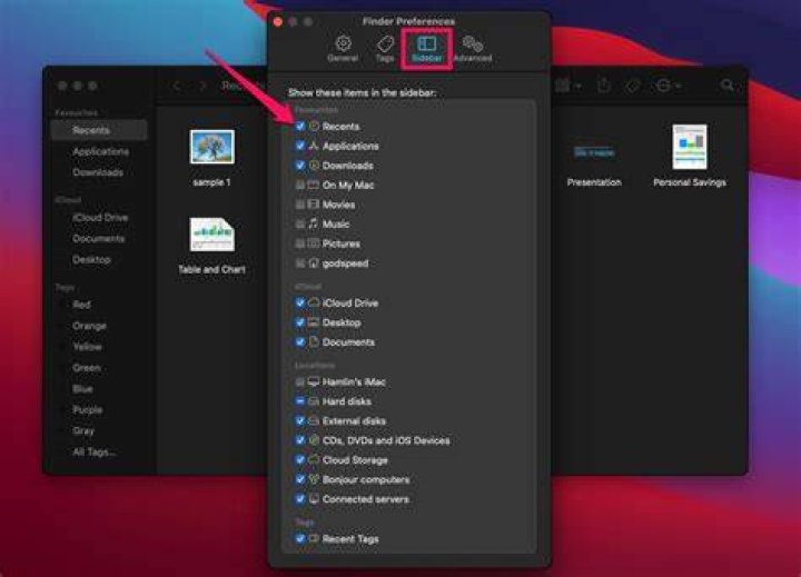 finder preferences general tab finder preferences mac usb ports not working