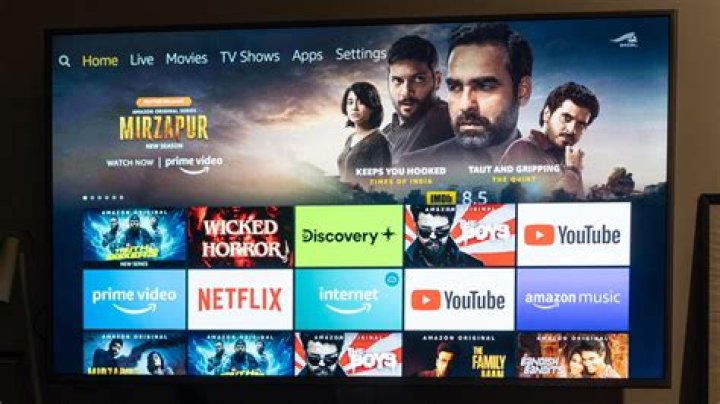 Fire Stick 2020 Edition onscreen menu Fire Stick 2020 Edition onscreen menu