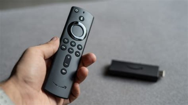 Fire Stick 2020 Edition remote in hand Fire Stick 2020 Edition remote in hand