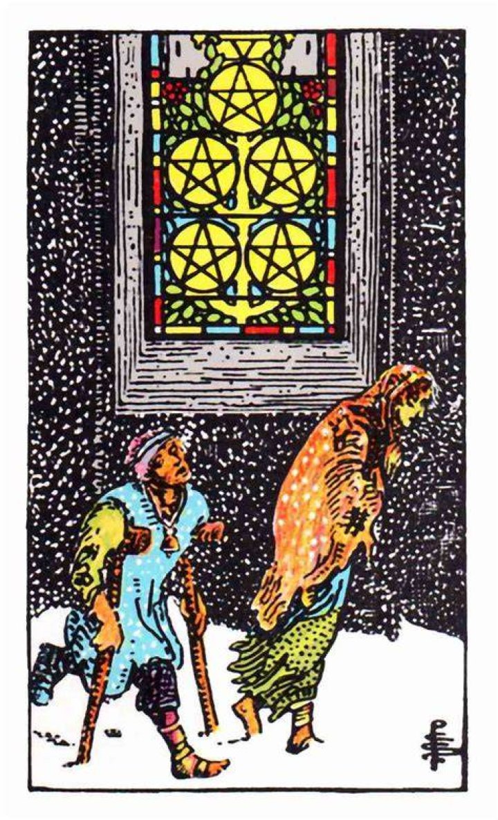 five of pentacles