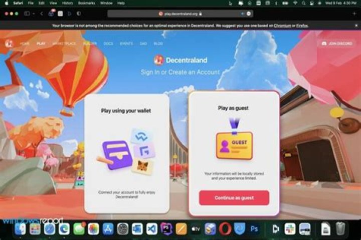 Fix Decentraland not working on Safari