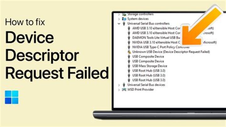 Fix device descriptor request failed windows 11