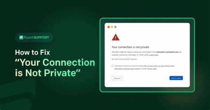 Fix Your connection is not private