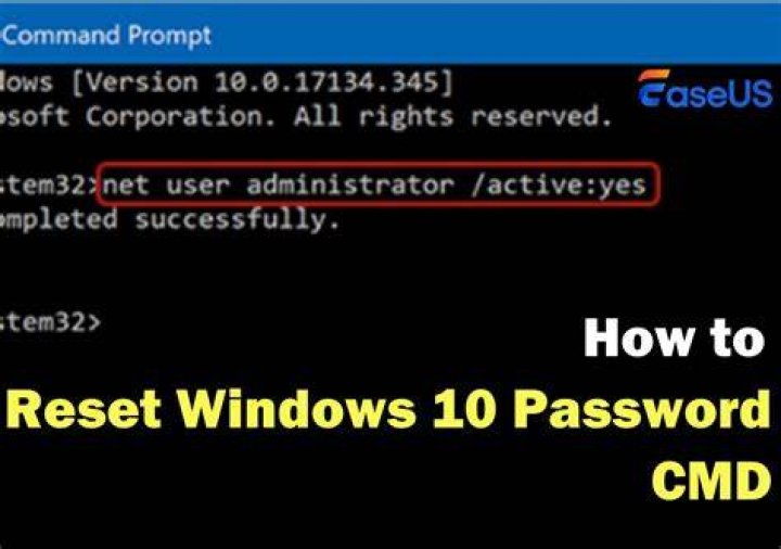 Forgot windows 10 admin password
