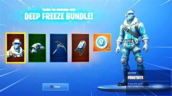 Fortnite Deep Freeze Bundle