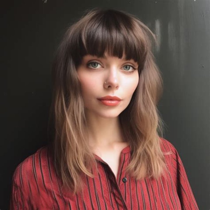 girl with bangs