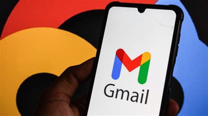 Gmail logo on smartphone stock photo 2 Gmail logo on smartphone stock photo 2