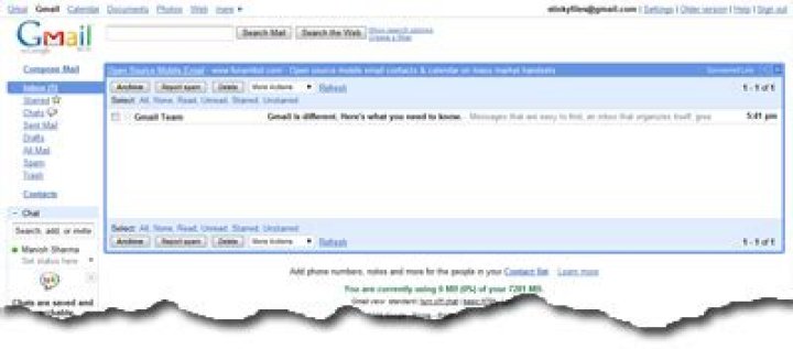 gmail welcome email