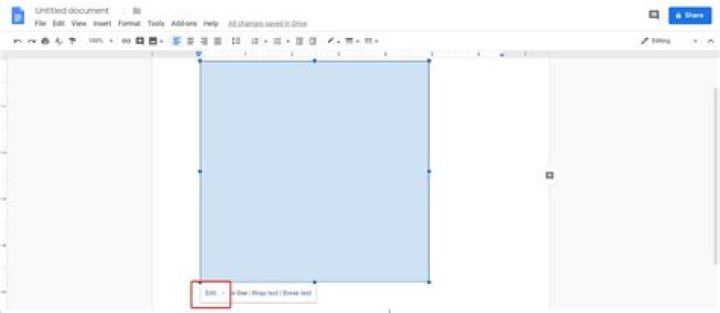 google docs border edit