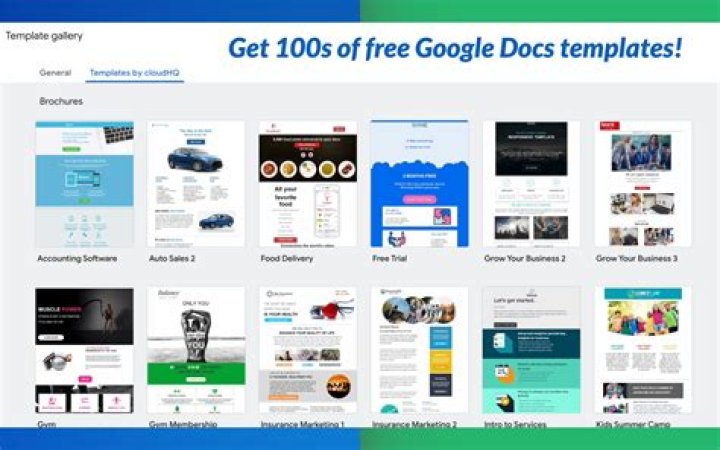 google docs templates