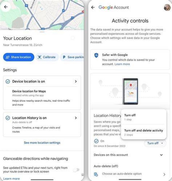 Google Location history delete points Google Location history delete points
