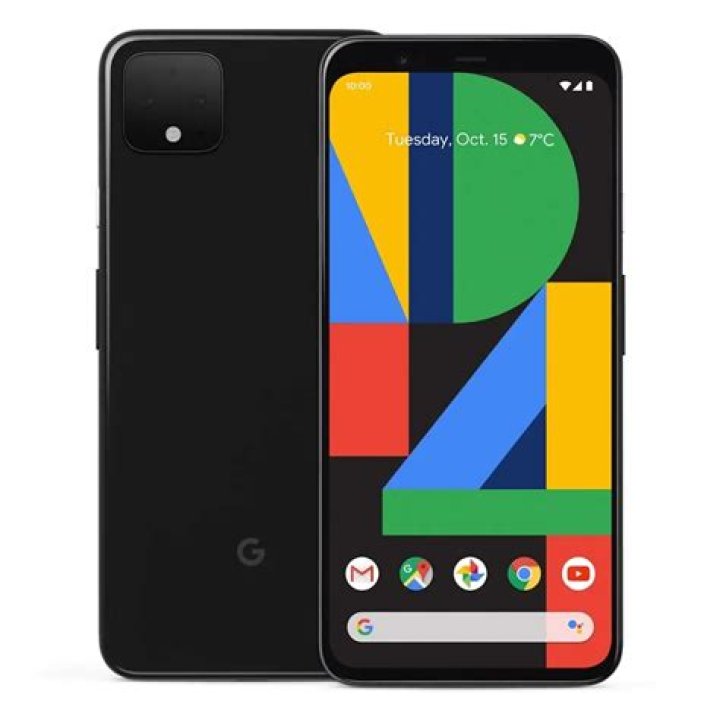 Google Pixel 4 black front Google Pixel 4 black front