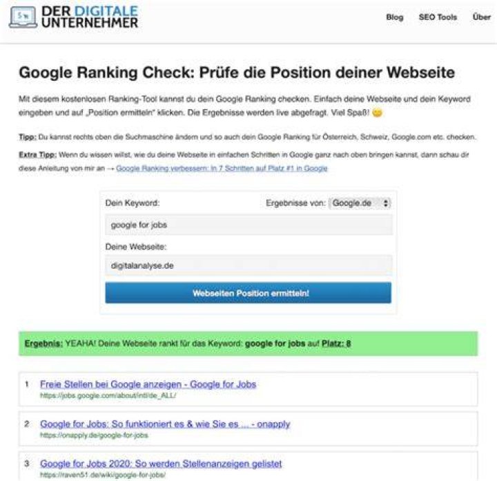 Google Position