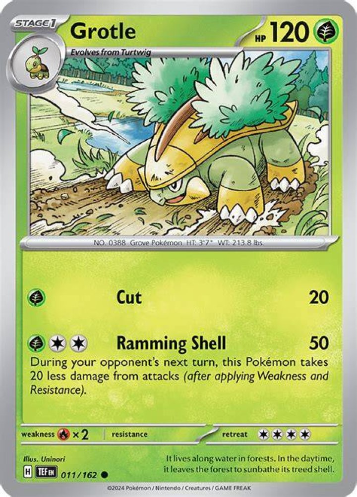 Grotle (Temporal Forces 11) - Bulbapedia, the community-driven Pokémon encyclopedia