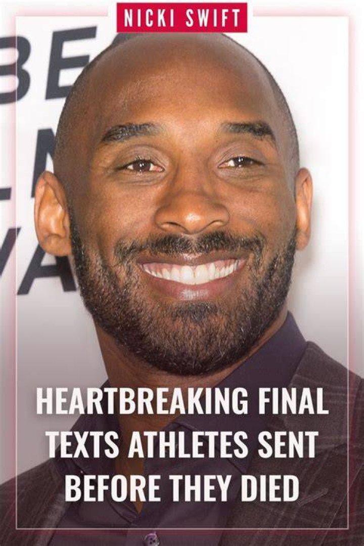 Heartbreaking Final Texts Athletes Sent Before They Died