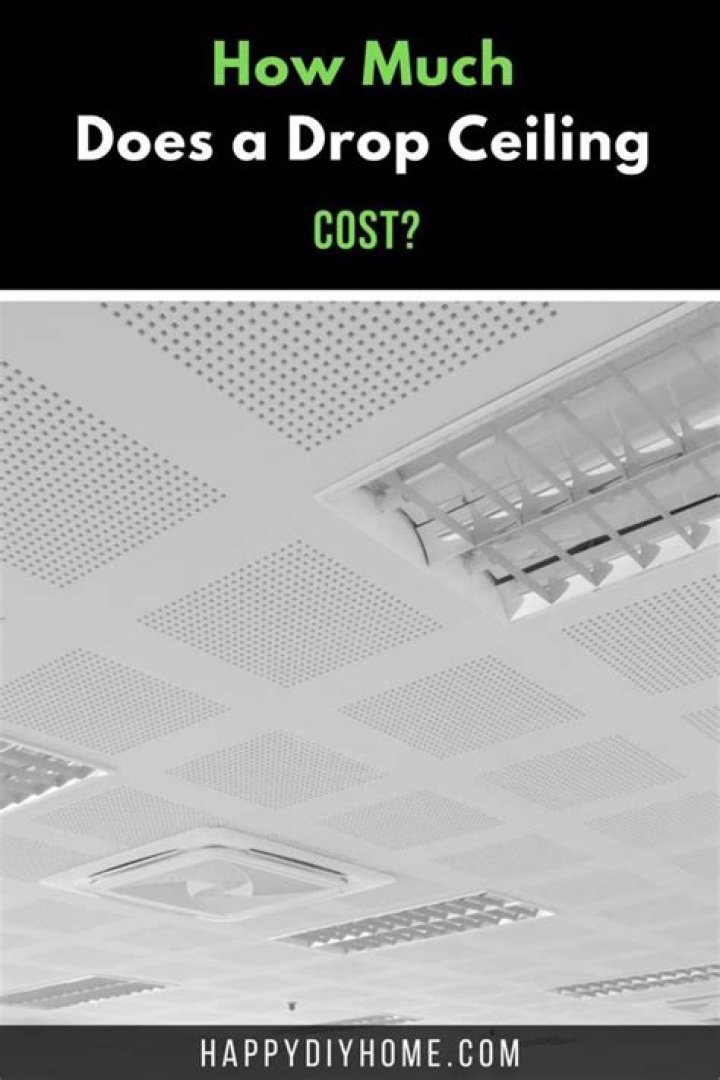 How Much Does A Drop Ceiling Cost