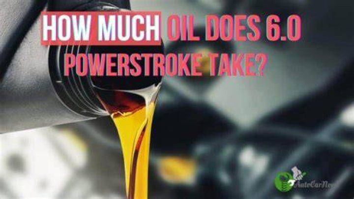 How Much Oil Does A 6.0 Powerstroke Take