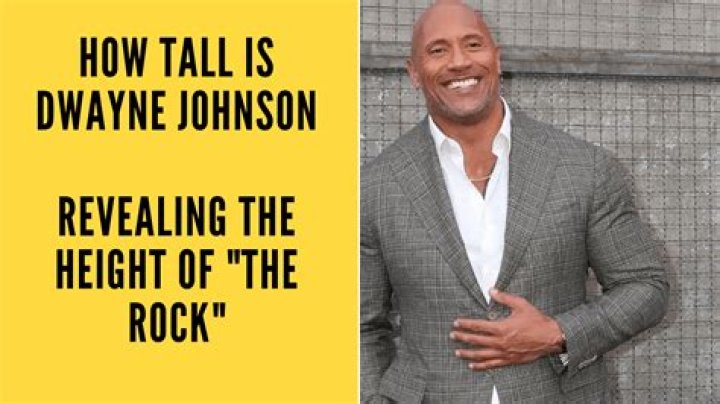 How Tall Is Dwayne "The Rock" Johnson? Height Comparison! YouTube