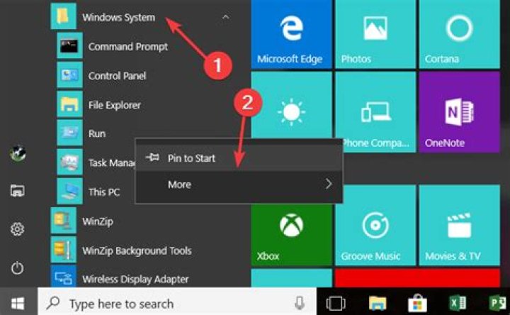 How to Add Run Command to Start menu in Windows 10