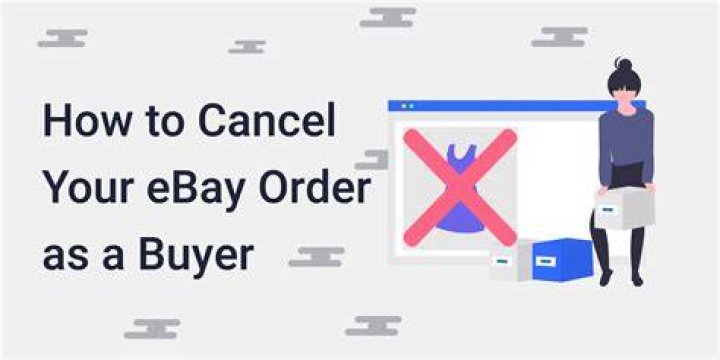 How to cancel an order on eBay