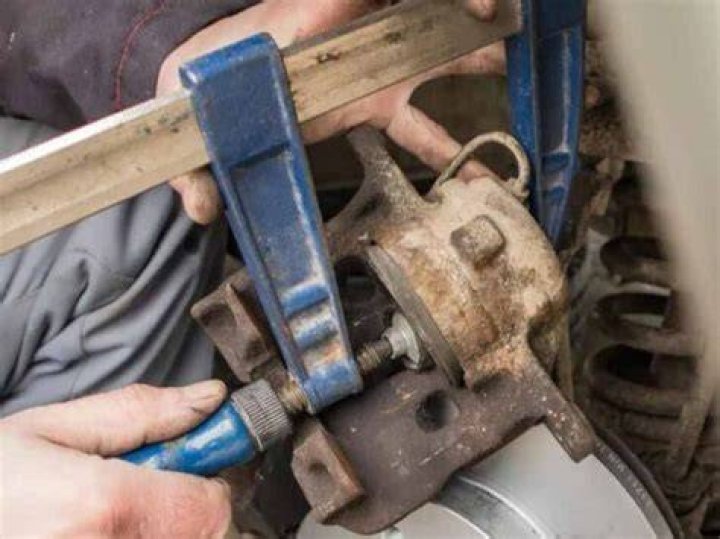 How To Compress Brake Caliper Without C Clamp