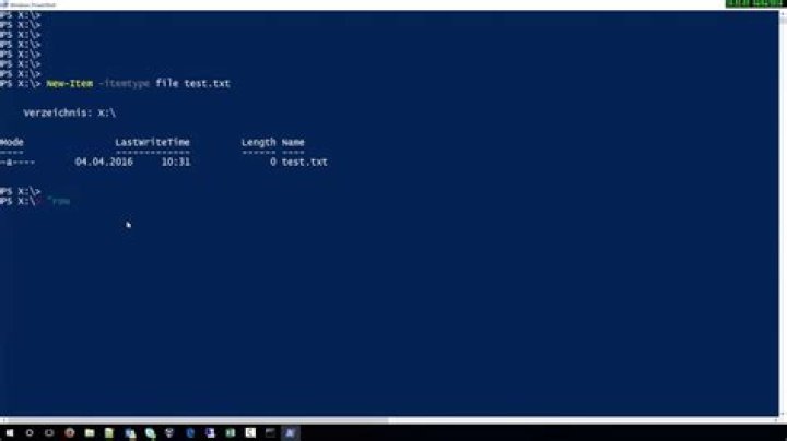 How To Create A File In Powershell