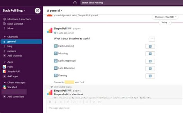 How To Create A Poll In Slack