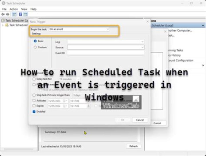 How To Create A Scheduled Task In Windows 8