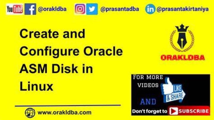 How To Create Oracle Asm Disk Linux